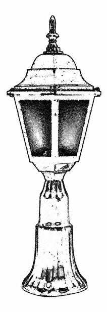 Venkovní nástěnné svítidlo Dyllon (černá)