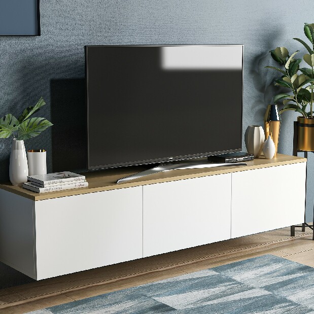 TV stolek/skříňka Neola (bílá) *výprodej
