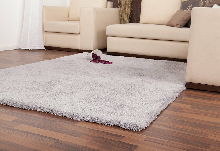 Ručně všívaný koberec Velvet 500 Silver -80x150 cm *bazar