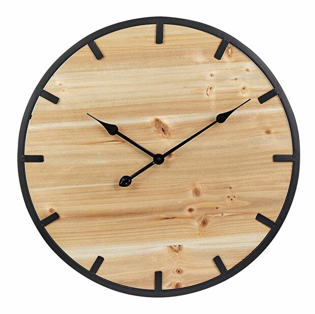 Nástěnné hodiny ø 60 cm Charlie (světlé dřevo)