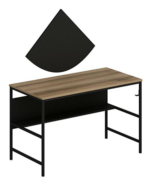 PC stolek Grana (zlatá + černá)