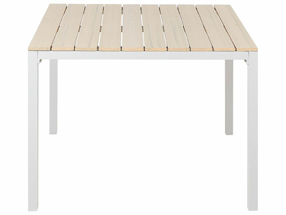 Záhradný stôl Beliani- Praza (svetlé drevo)