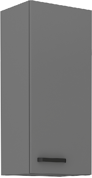 Horní kuchyňská skříňka Nesia 40 G 90 1F (Antracit)