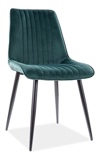 Jídelní židle Kelly (zelená + černá)