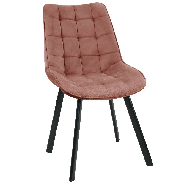 Jídelní židle Salma (tmavě růžová)