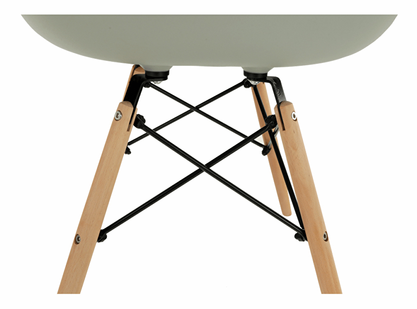 Jídelní židle Damon (šedá + buk)