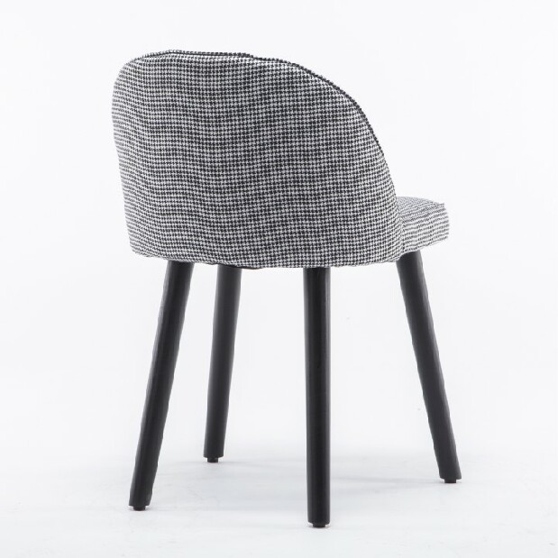 Jídelní židle Lalima (černo-bílý vzor)