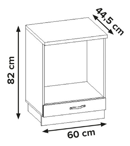 Horní kuchyňská skříňka Abram AL11/D60P (dub samoa + cappuccino + bílý lesk)