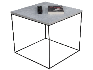 Konferenční stolek Elinas (černá + beton)
