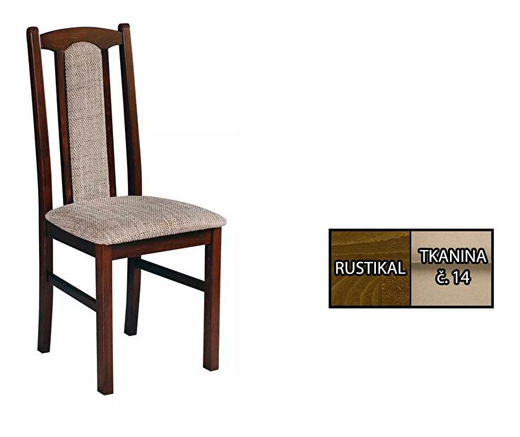 Jídelní židle Arte (rustikal + světle hnědá) *výprodej