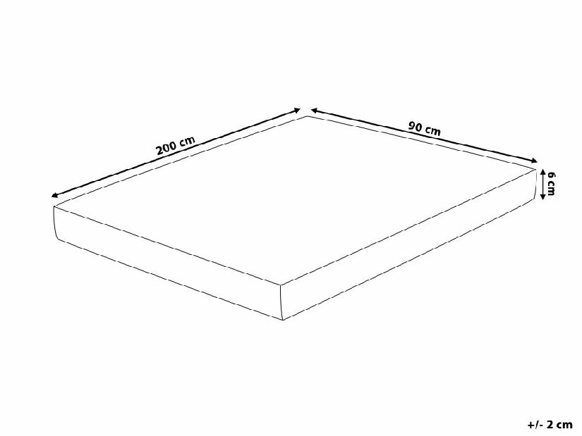 Potah na matraci 200x90 cm Conby (bílá)