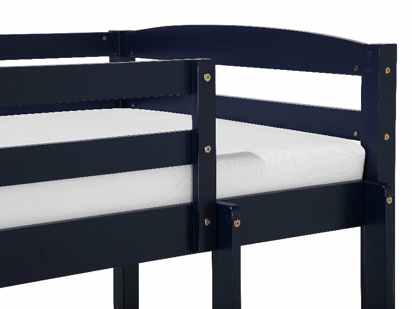 Patrová postel 90 cm Respond (s roštem) (modrá)