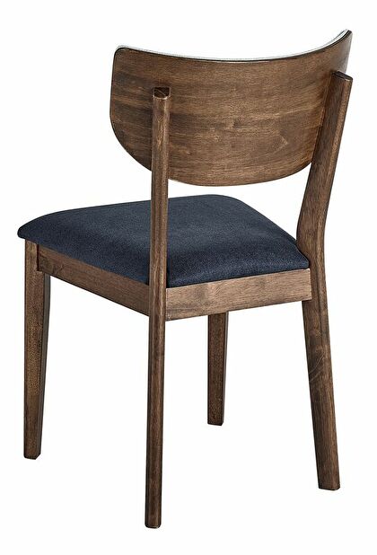 Set 2 ks jídelních židlí Mokza (tmavé dřevo)