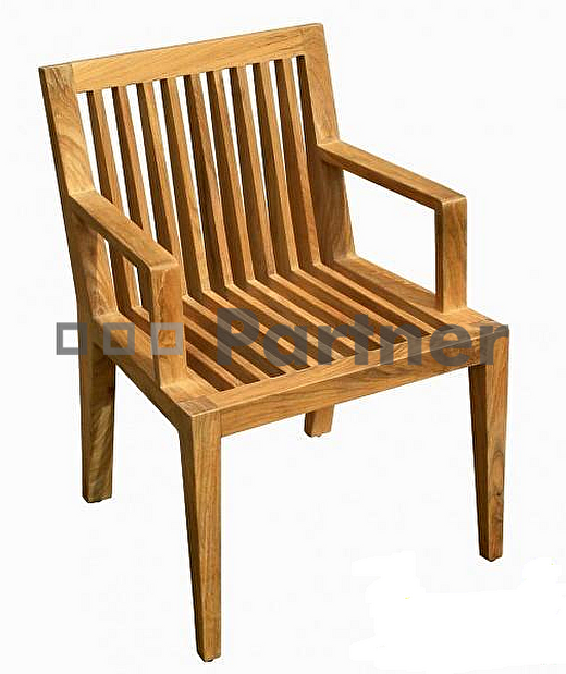 Zahradní židle Wells s područkami (Teak)