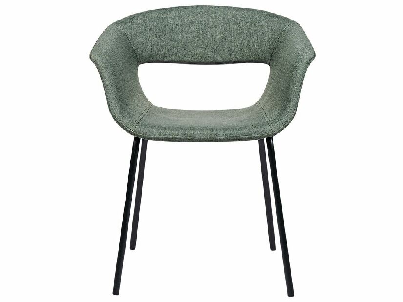 Set 2 ks jídelních židlí Ezra (zelená)