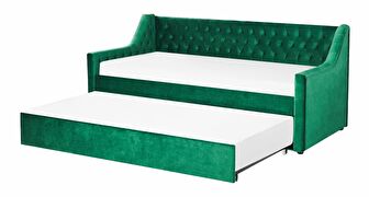 Jednolůžková postel 200 x 90 cm Monza (zelená)