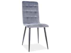 Jídelní židle Olivie (šedá + černá)