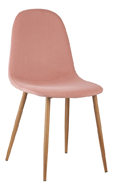 Jídelní židle Angelique (růžová + buk)