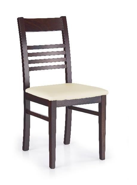 Jídelní židle JULIUSZ Ořech tmavý + Madryt 111