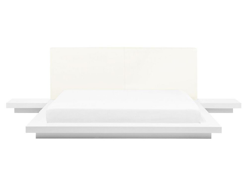 Manželská vodní postel 160 cm Zendaya (bílá) (s matrací)