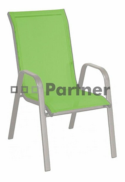 Zahradní židle Gloria zelená (kov)