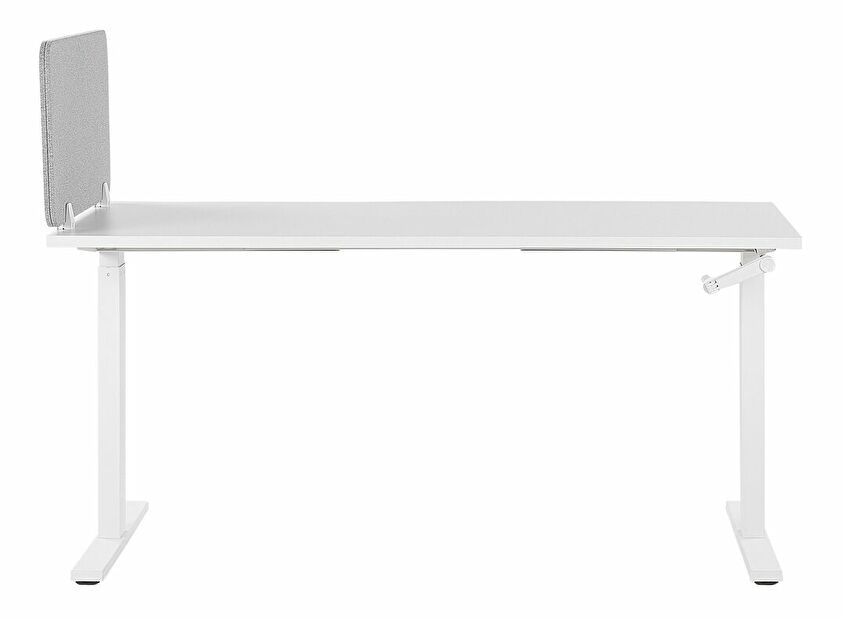 Přepážka na pracovní stůl 72x40 cm- Whitley (světle šedá)