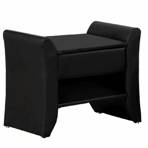 Noční stolek Dekent (černá)
