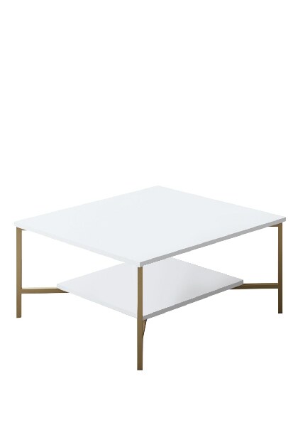 Konferenční stolek Golden (Bílá + Černá)