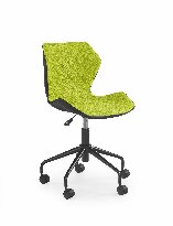 Dětská židle Lugar (zelená + černá)