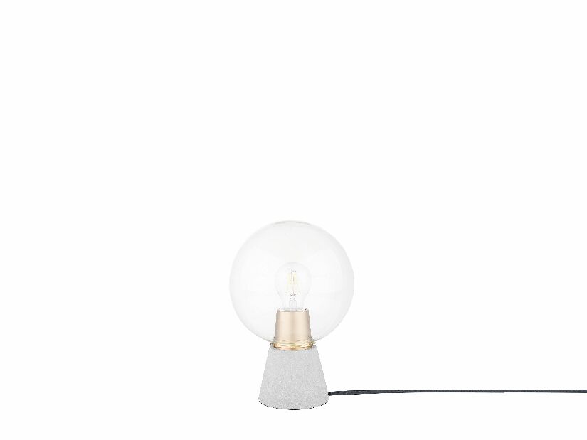 Stolní lampa ARVE (sklo) (šedá)