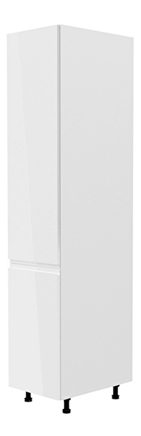 Potravinová kuchyňská skříňka D40SP Aurellia (bílá + lesk bílý) (L)