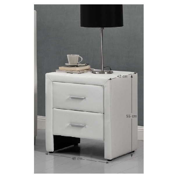 Noční stolek Celdean (bílá) *výprodej