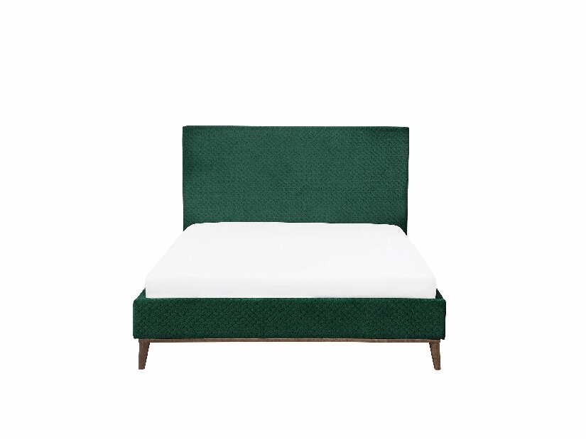 Manželská postel 140 cm BARON (s roštem) (zelená)