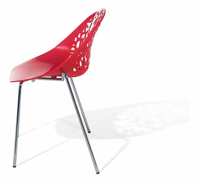 Set 4ks. jídelních židlí Mumbwa (červená)