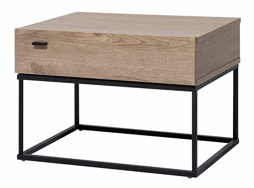 Noční stolek Cure (tmavé dřevo)