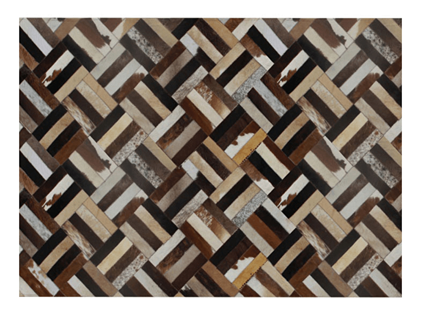 Kožený koberec 140x200 cm Koza typ 2