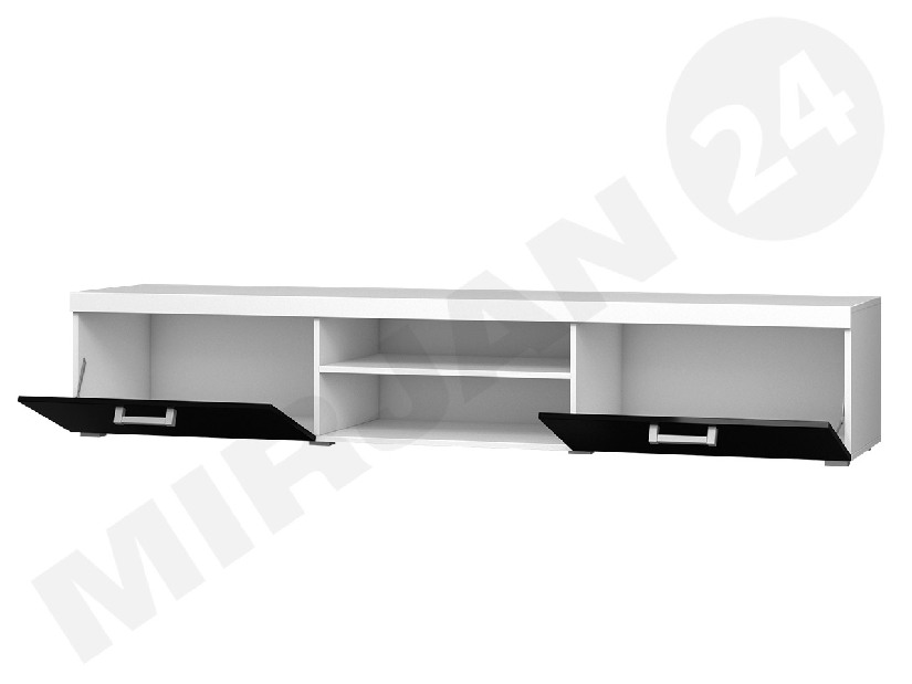 TV stolek/skříňka Mamba (bílá + černá) *výprodej
