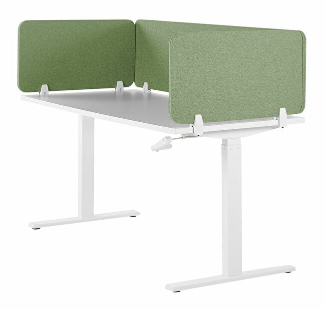 Přepážka na pracovní stůl 72 x 40 cm Walda (zelená)