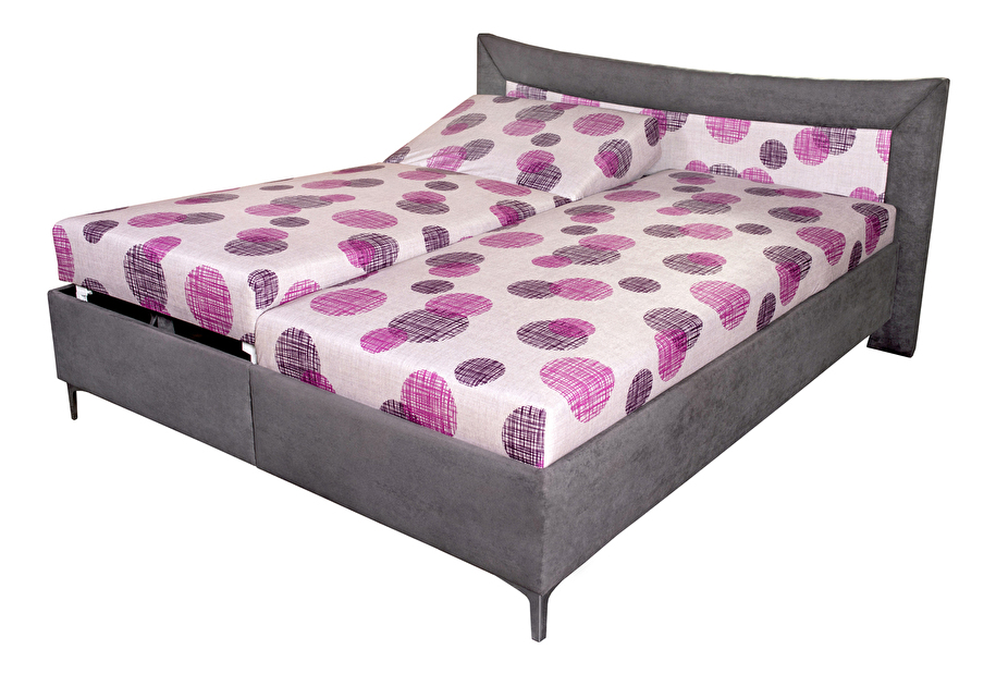 Manželská postel 170 cm Benab Sahara Simple (s rošty a matracemi)