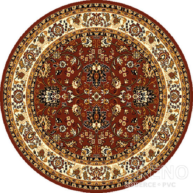 Kusový koberec Teheran 117/Brown/kruh