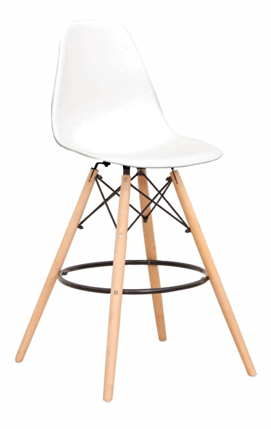 Barová židle Pola (bílá)