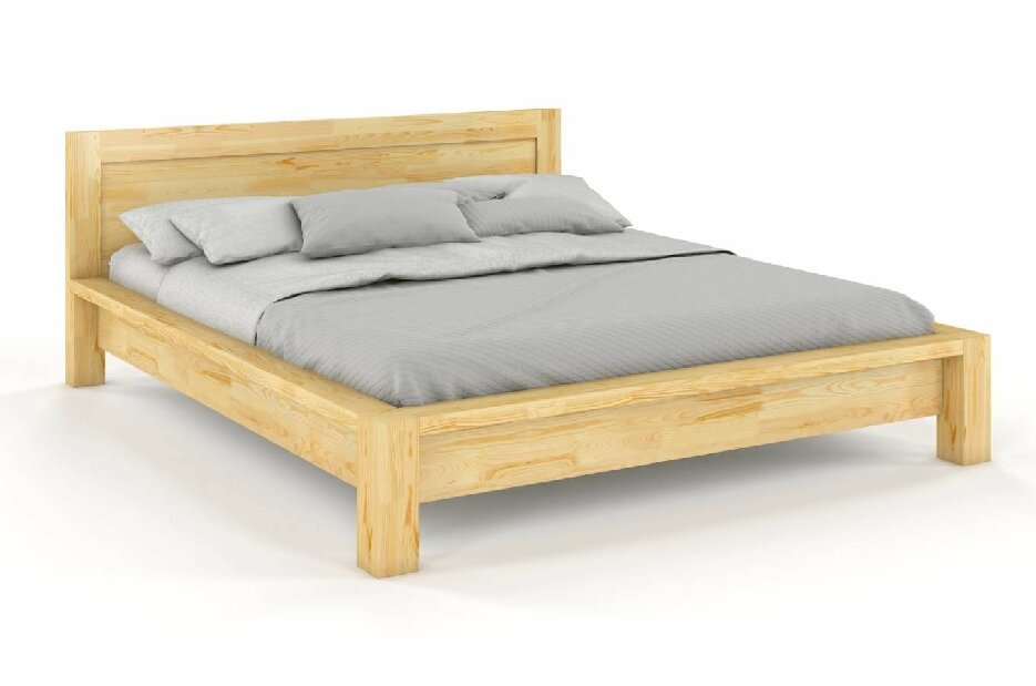 Manželská postel 200 cm Naturlig Fjaerland (borovice)