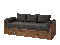 Rozkládací postel 80 až 160 cm BRW INDIANA JLOZ 80/160 (Dub sutter)