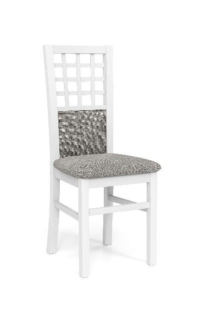 Jídelní židle Garret 3 (bílá + šedá)