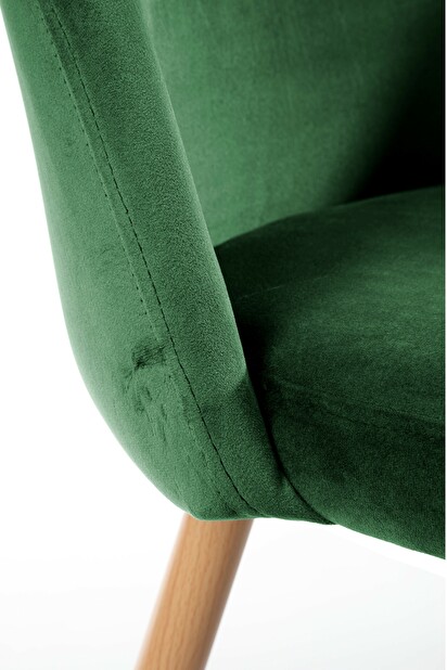 Jídelní židle Saffron (tmavě zelená)