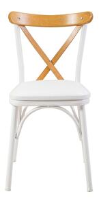  Jídelní židle Duvasa 1 (bílá + borovice atlantická)