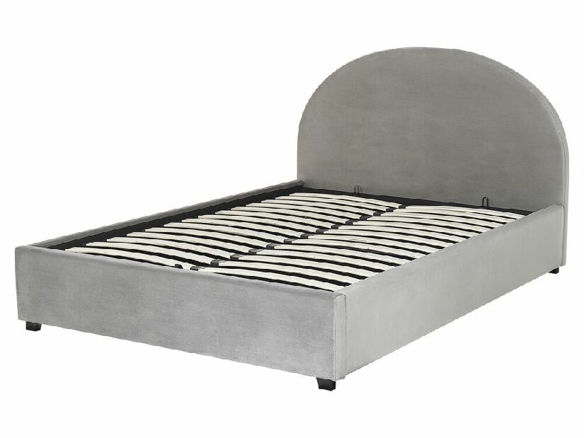 Manželská postel 160 cm Verena (šedá) (s roštem a úložným prostorem)