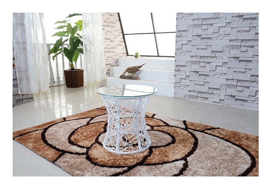 Příruční stolek Sanora (bílá)
