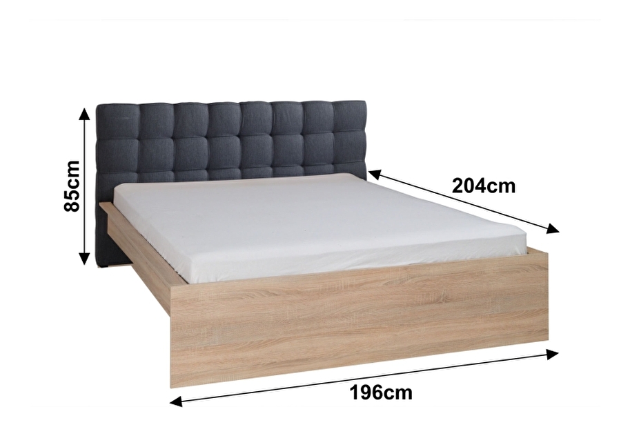 Manželská postel 180 cm Maxtom