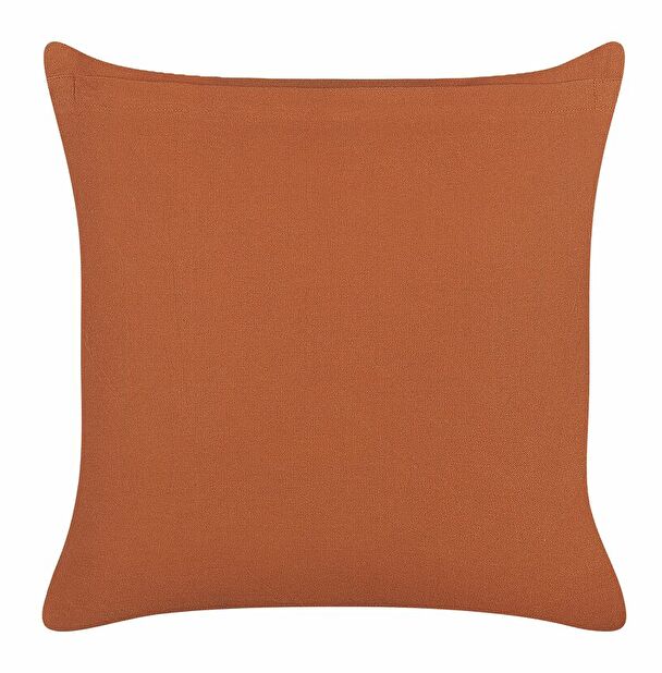 Sada 2 ozdobných polštářů 45 x 45 cm Lewie (oranžová)